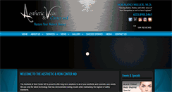 Desktop Screenshot of aestheticveincentermd.com